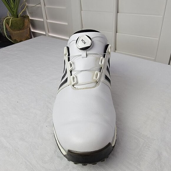 Adidas TOUR360 XT-SL BOA F34188 Spikeless White Black Mens Golf Shoes Size 11 main image 15
